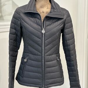 Michael Kors Charcoal Puffer Jacket